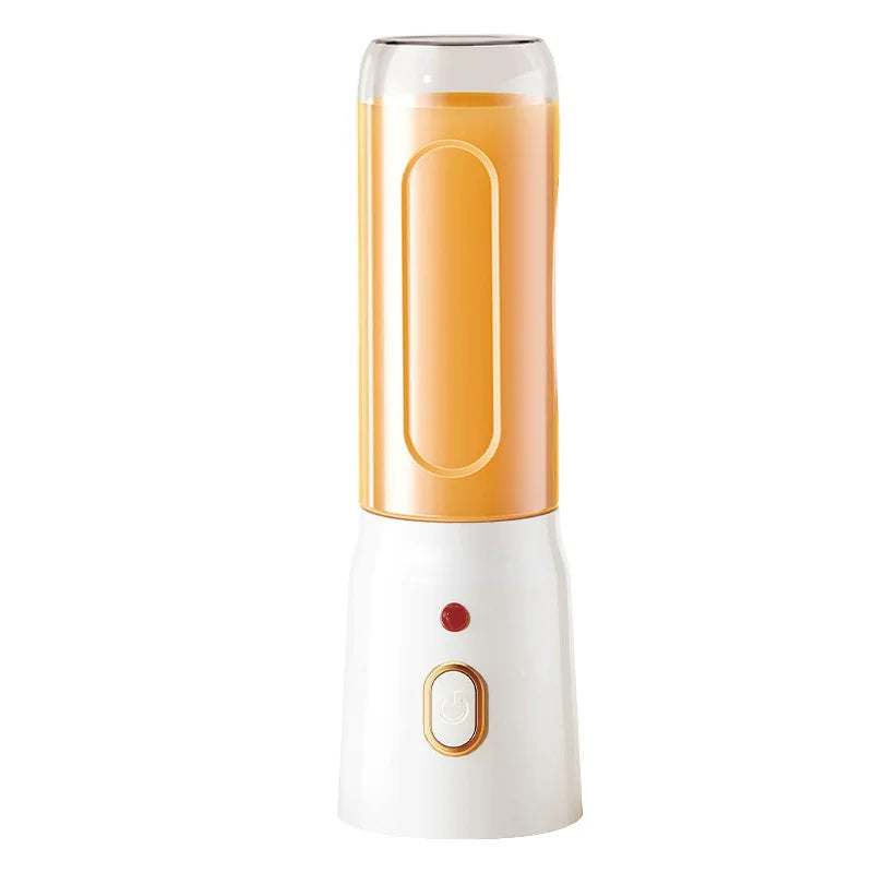 Portable Cordless Blender Juicer 450ml Electric Fruit Juicer USB Rechargeable Lemon Orange Juice Cup Smoothie Blender