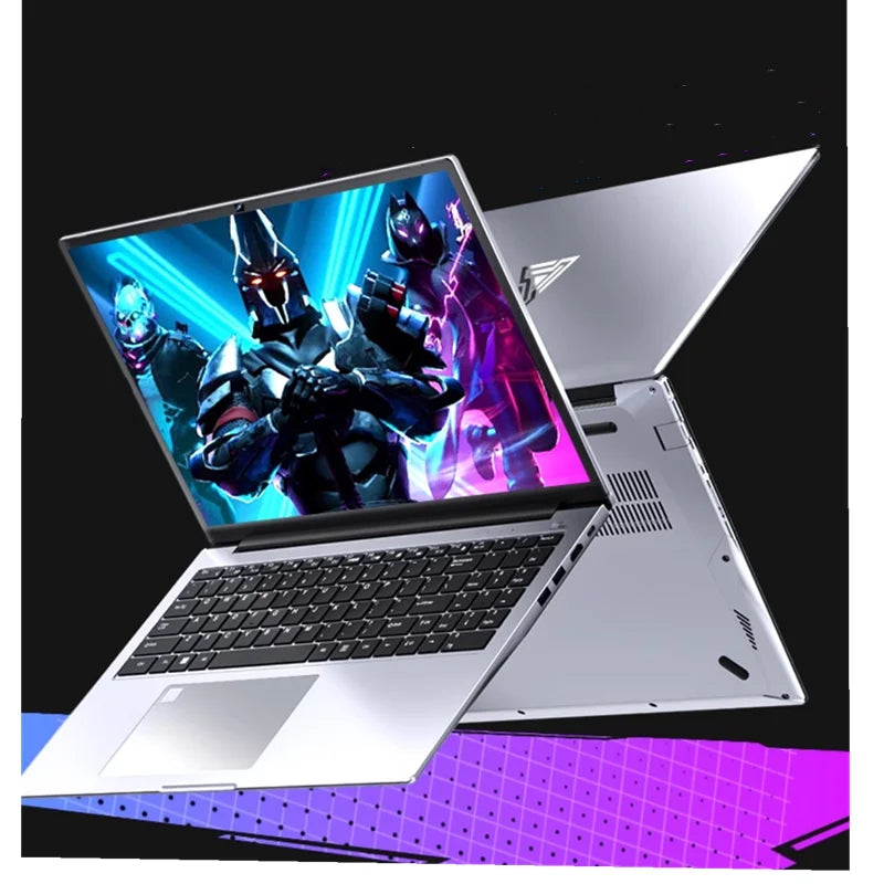 15.6 Inch Laptop PC 8GB LPDDR4 RAM 128GB SSD ROM Windows 10 Computer  4-Core Processor WIFI Intel Celeron N5095 CPU 2.00GHz