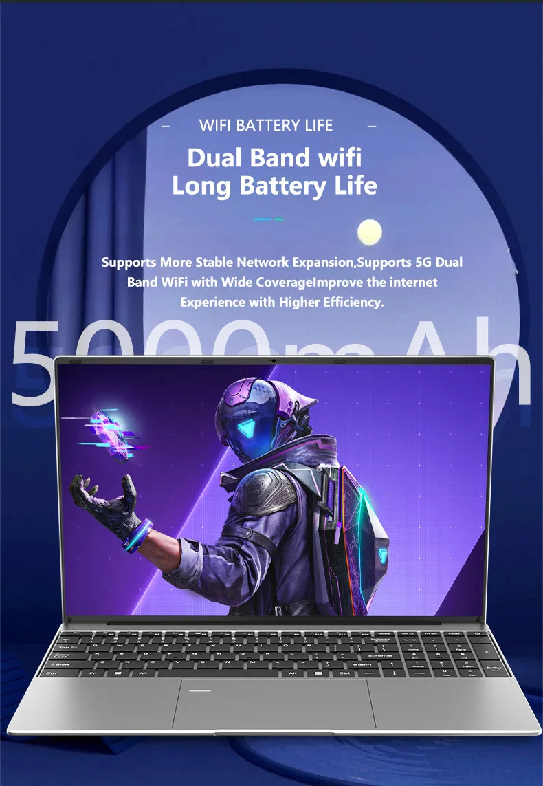 Portable Notebook PC 15.6 Intel i9-10980HK 32GB RAM 2TB SSD Windows 11 Pro Home Gaming Office Business Computer High Performance