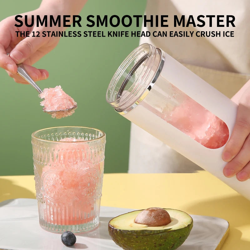USB charging portable juicer, handheld blender, digital juicer, multifunctional juicer cup, capable of making smoothies