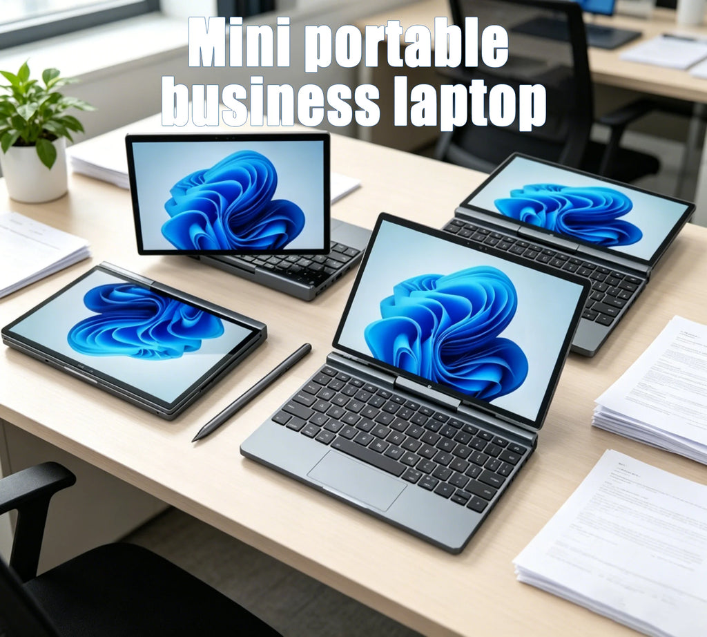 12Inch 2in1 Touch Laptop Win11 Ultra Slim Portable N100 16GB 512GB SSD Fast Charge WiFi BT Student Business Office Mini Notebook