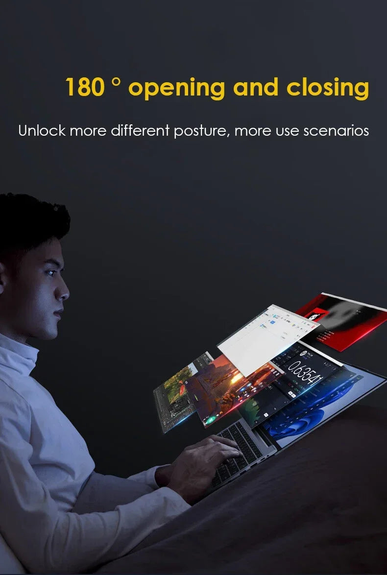 2026 New Core i9-10980HK 14.1 inch Laptop Computer Portable Windows 11 Pro Notebook 16GB RAM 1TB 2TB SSD Office Study Laptops