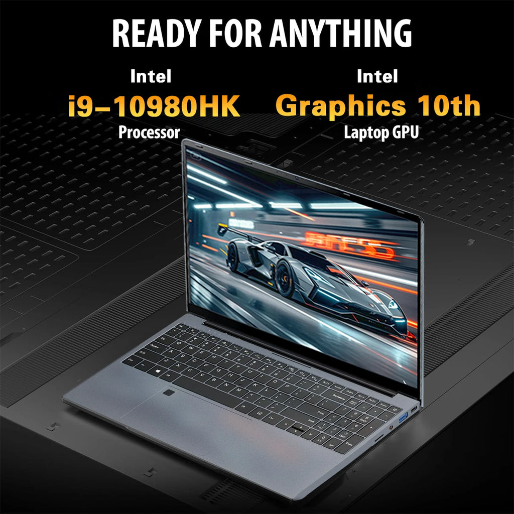 ACEKAMAS 2026 15.6" Intel Core i9 10980HK Laptop Computer Windows 11 Pro 16GB DDR4 1TB SSD Notebook PC Portable Laptops Gaming