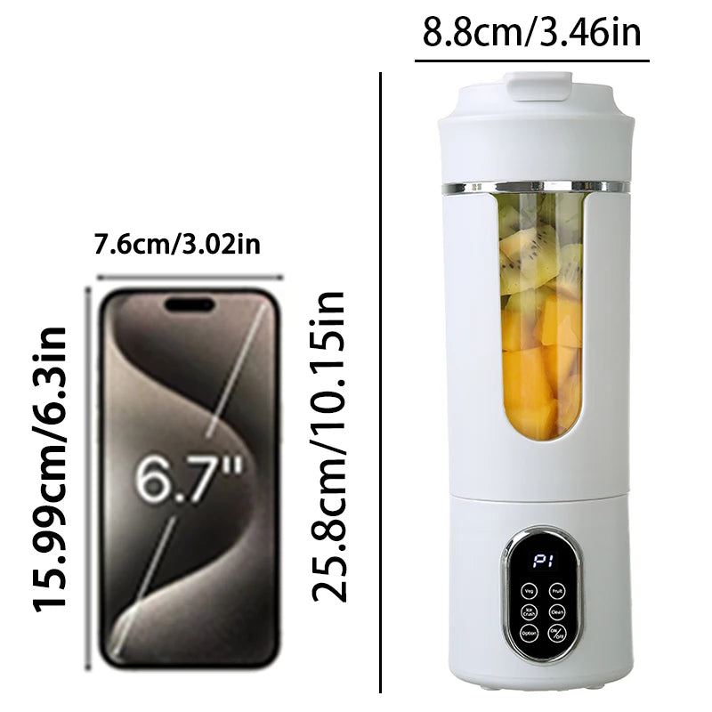 USB charging portable juicer, handheld blender, digital juicer, multifunctional juicer cup, capable of making smoothies