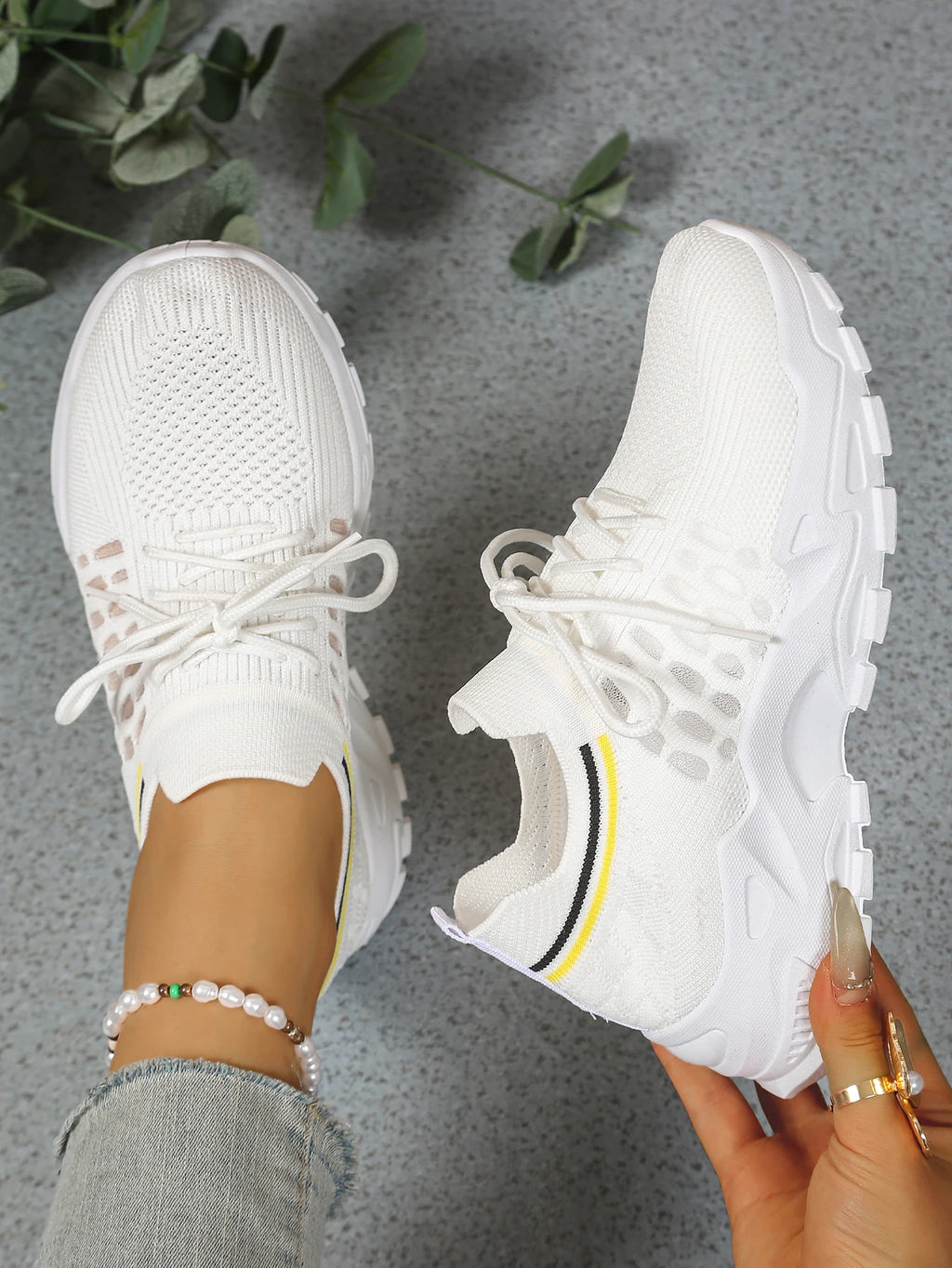 Woman shoes Leopard print sneakers lightweight and breathable women's casual sneakers sale shoes with free shipping