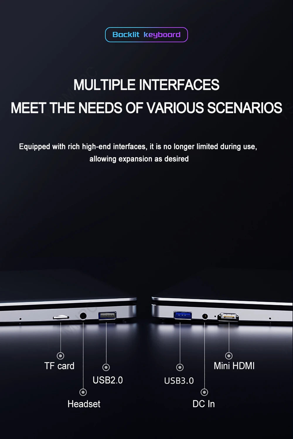 2025new 15.6-inch Metal Laptop Backlit AMD R7-4700 Lightweight Portable Business Office Design Computer 20GB Ram 256G 1TB SSD