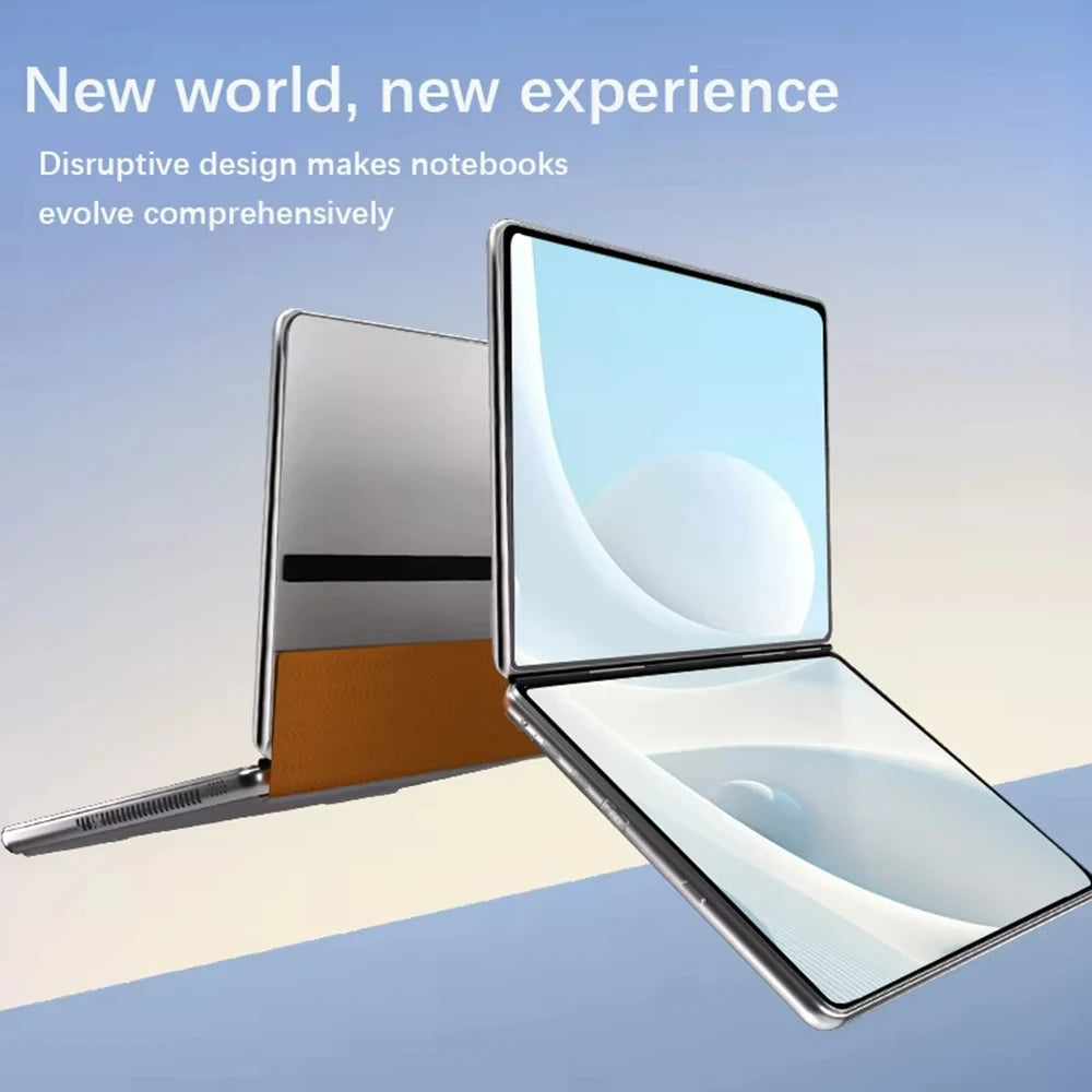 Dual Screen Notebook Intel N100 32GB DDR4 2TB SSD 10.9*2 Inch Touch Screen 2 in 1 Laptop Tablet Portable Business Computer WIFI6