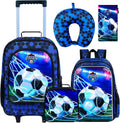Kids Rolling Suitcase with Wheels for Girls and Boys, Toddler Travel Luggage