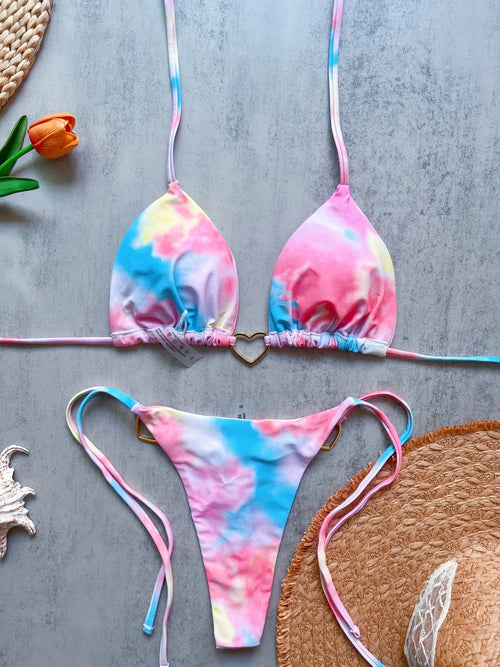 2026 Micro Bikinis Push Up Women Swimsuits Sexy Swimwear Brazilian Bikini Set Thong Biquini Print Swimsuit Summer Beachwear