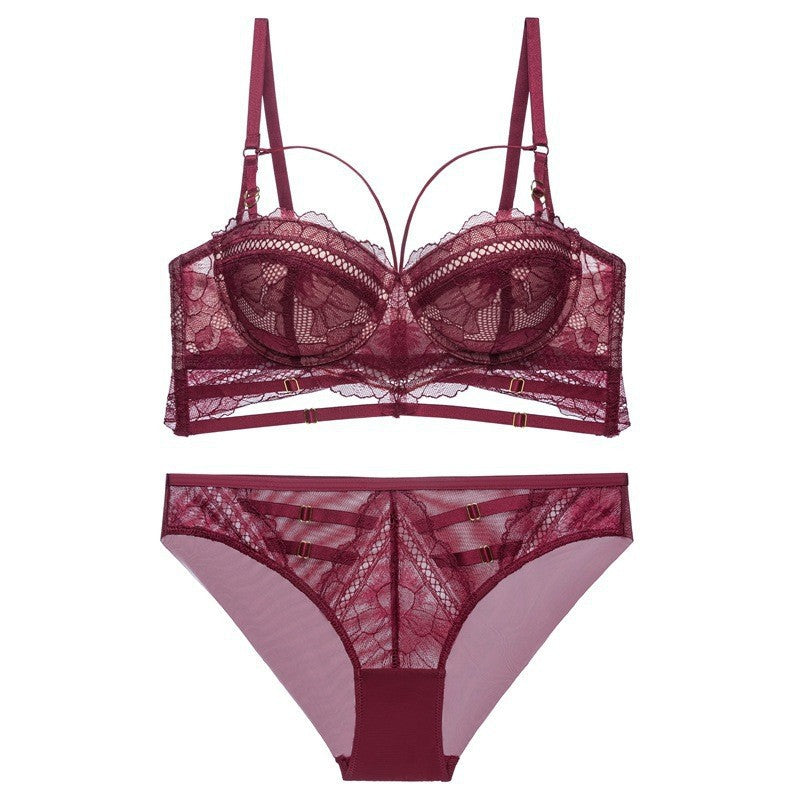 European And American Sexy Lingerie Set Hollow-out Camisole Bra Women