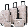 Luggage Sets New Model PC 5pcs, Hardside Lightweight Durable 20 24 28  Suitcases  With 8 14 Cases, Suitcase With Lock Spinner Wheels