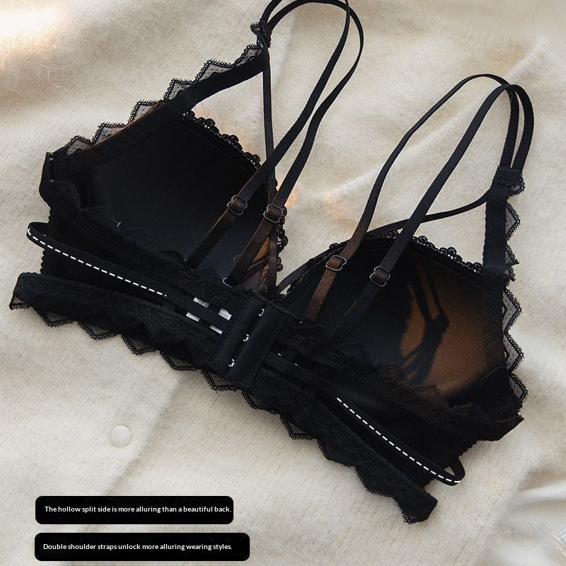 Sexy Leopard-print Padded Bra For Women With A Small Bust