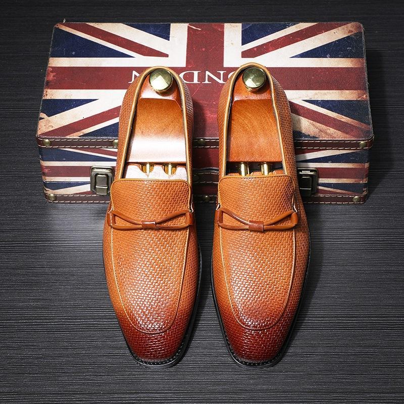Big Yards Business Leisure Men Leather Shoes